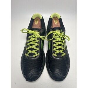 Brooks Ghost 9 Running Shoes Men's Size 14 D Black/Neon Green Athletic Sneakers